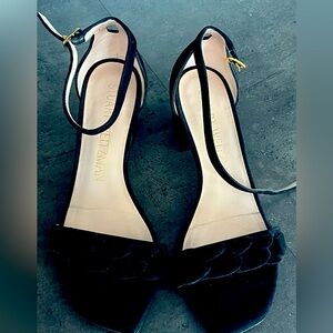 Stuart weitzman block heel sandals. Great condition other than scuffed bottoms